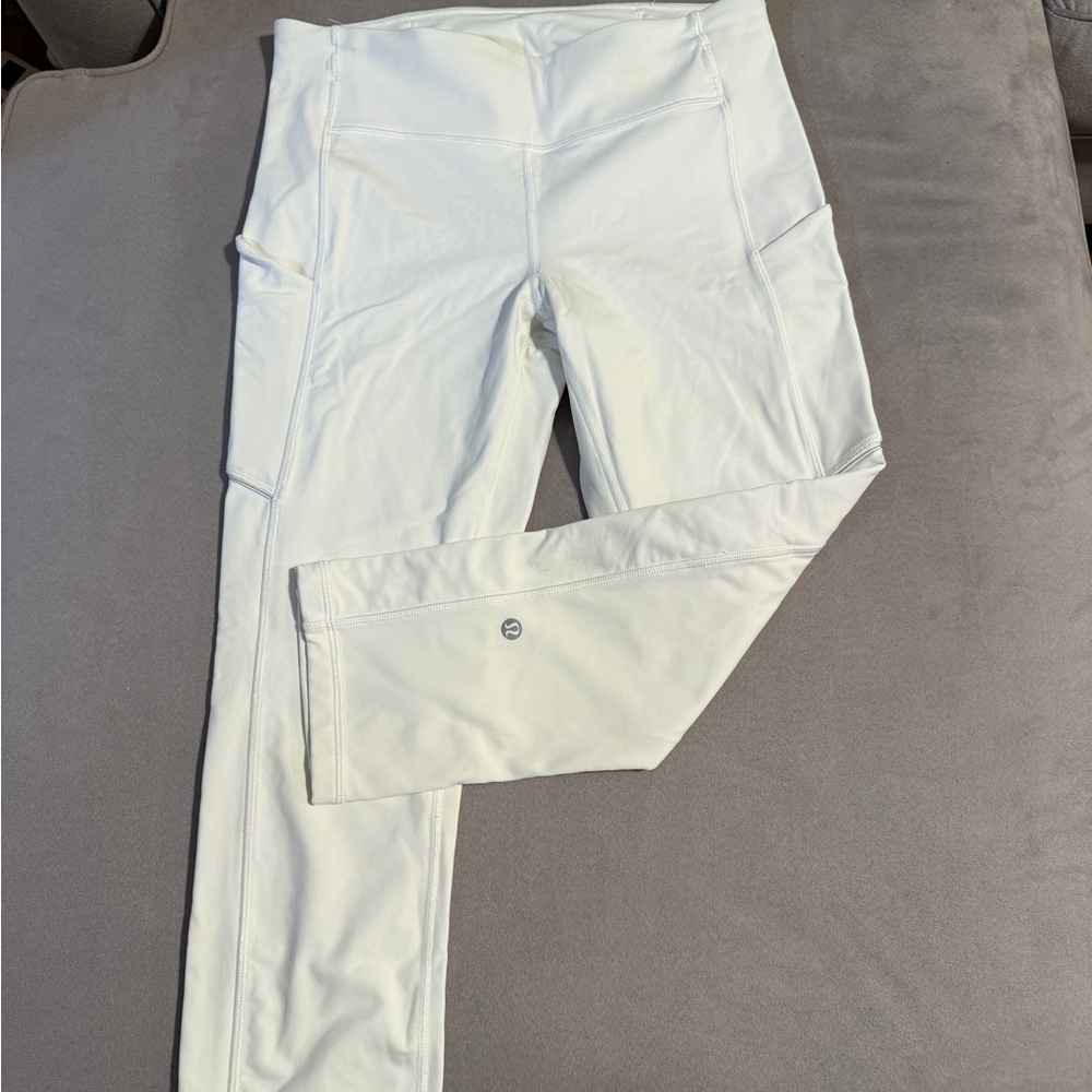 Lululemon White Leggings